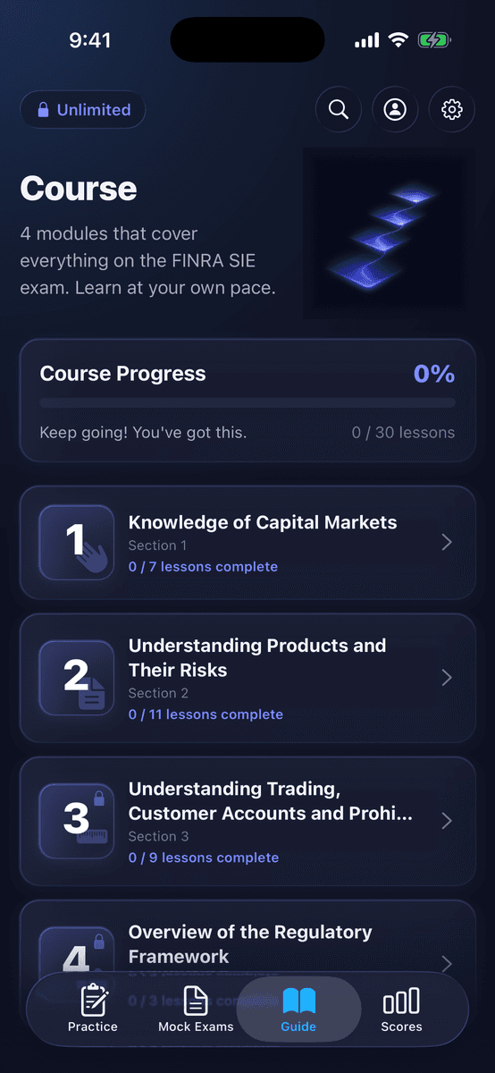 App screenshot showing score and progress tracking